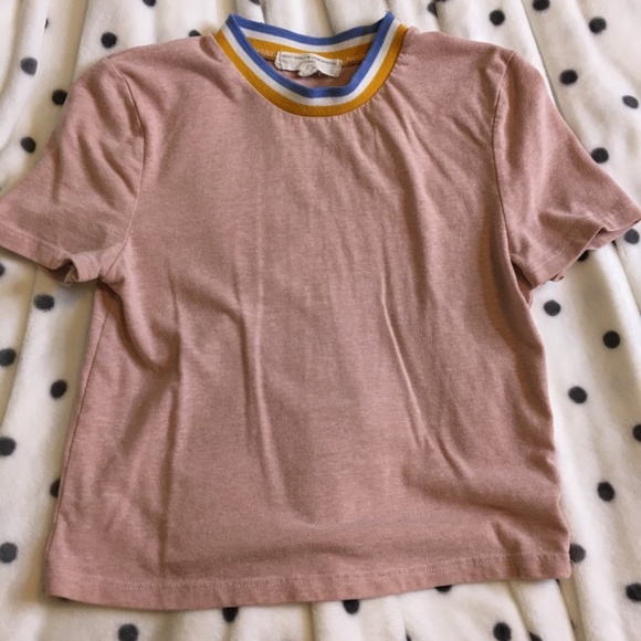 Project Social T x Urban Outfitters - Pink Waist-Length T-Shirt - Picture 1 of 4